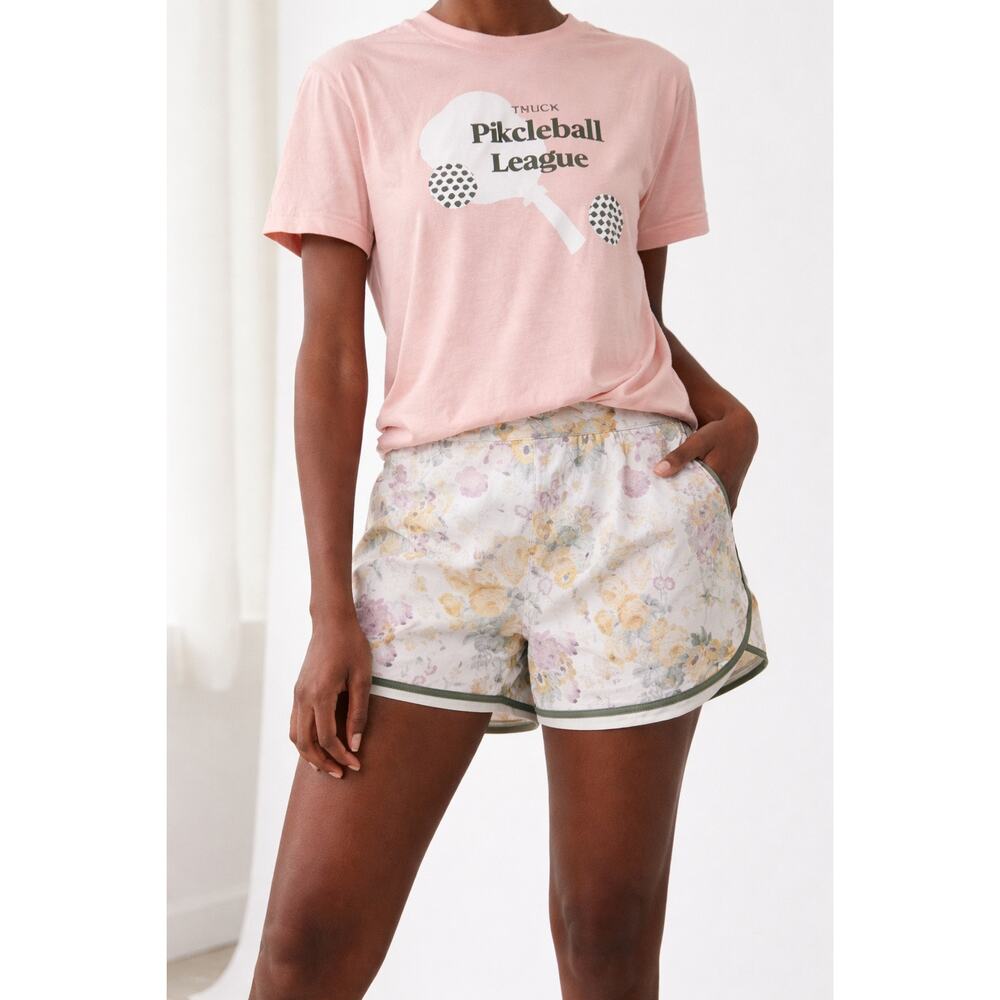 Tuckernuck Sport Floral Chintz Jogging Shorts XL NWT Athletic Lined Stretch